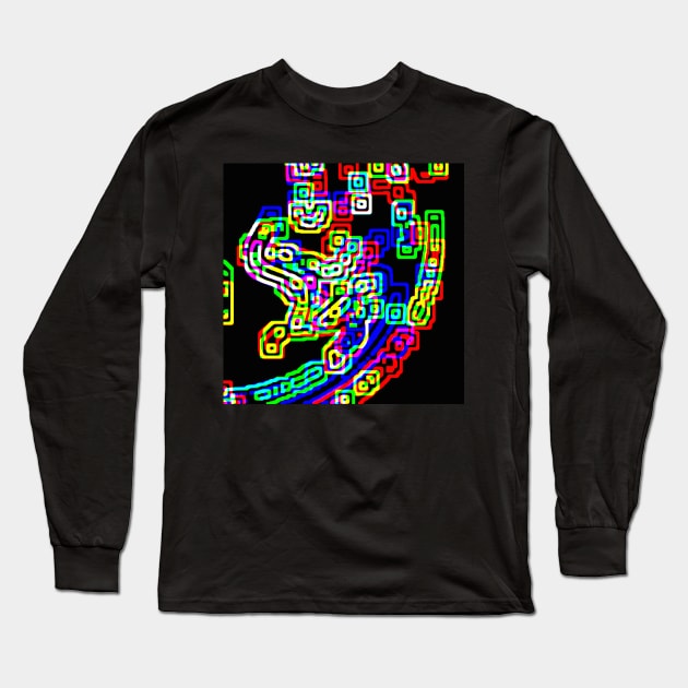 Cyber Long Sleeve T-Shirt by James Mclean